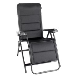 Sedia sdraio con poggiapiedi SWAN 3D Nero 0404071N C09