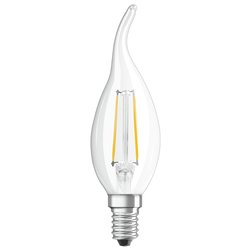 OSRAM Lampadina LED a filamento, Tubolare T26 10W 2700K E14