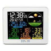 Trevi ME 3P08 RC Stazione Meteo Radiocontrollata con Sensore Esterno Senza  Fili, Temperatura, Umidità, Previsioni Meteo, Retroilluminazione LED, Funz