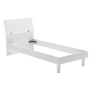 NIGHT N DAY Letto Singolo Bianco liscio 490