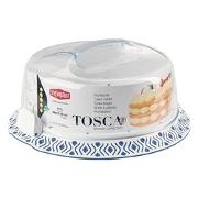 Piatto Torta Guzzini - 33.5 Cm, Rosso, Plastica Resistente, Lavabile