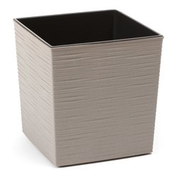 Vaso quadro per piante JUKA ECO DLUTO grigio chiaro (40x40x41,5 cm) 838 27