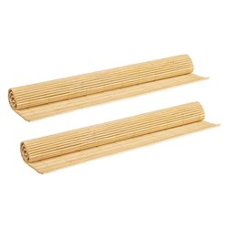 Set 2 tovagliette, Bamboo, Rosso e Giallo, 45x30 cm – Papee Home