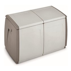 IN & OUT Box 97 Baule Grigio chiaro e scuro (97x54x57cm)