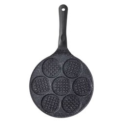 Padella in ghisa smaltata Silver con manico Nero, diam. 24cm