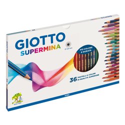Giotto Stilnovo Maxi, Matite Colorate Spesse, Barattolo in Bio