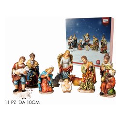 Presepe di Natale con figure Presepe Set di decorazioni  natalizie 40×13×23,5 cm-591354