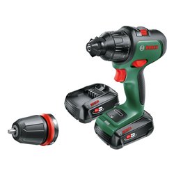 TRAPANO AVVIATATORE BOSCH EASYDRILL 1200 CON 2 BATTERIE E ACCESSORI X34