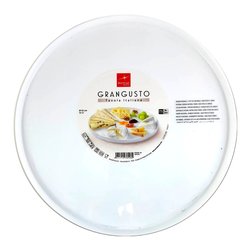Piatto pizza D. 33,5cm GRANGUSTO Bianco opale