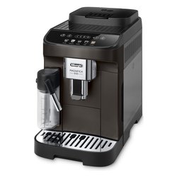 De Longhi Macchina Caffè Automatica Espresso con Macinacaffè e  Cappuccinatore Caffè in Grani erogatore di Vapore colore Titanium black  Dinamica Aroma Bar ECAM359.57.TB