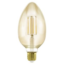 Lampada globo led filamento VINTAGE Ambrata E27 4W; resa 30W Warm white  2200 K 11522