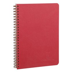 Quaderno con spirale quadretti 5,0 mm A4 rosso 782522C