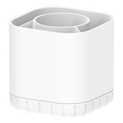 Scolaposate Guzzini Forme Casa - Acciaio Inossidabile, Design Italiano, 8 Scomparti, Lavabile In Lavastoviglie