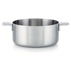 Sten Masterpro by Alessi Casseruola 24cm nera antiaderente con coperchio