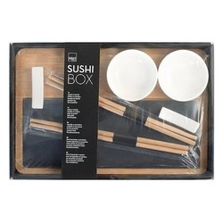 Box sushi set x2 ciotole piatti due colori