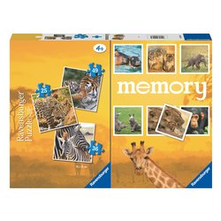 Multipack Memory 3 Puzzle Super Mario, Puzzle fino a 99 pezzi, Ravensburger