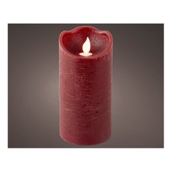 Kaemingk Candela led (7,5x15cm) effetto fiamma LUMINEO Oxblood 486744