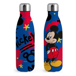 BOTTIGLIA TERMICA IN ACCIAIO INOSSIDABILE STITCH DISNEY CON TAPPO SVITABILE  500 ML - D05656TE/B