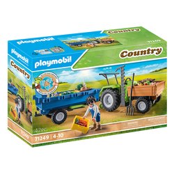 Playmobil Trattore con rimorchio ( 42 pz ) COUNTRY 4-10a 71249