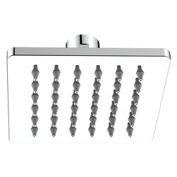 Soffione doccia 20×43 inox 304 a parete, getti siliconici