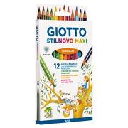Blister 12 matite grafite c/gommino HB fusto in 6 colori pastel - MATITE  GRAFITE - Cartocontabile