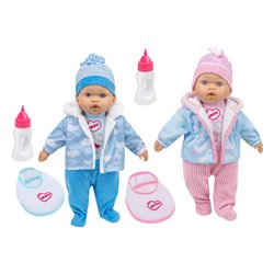 Bambola BIMBO Baby Nicky Soft con ciuccio 4 funzioni Assortito h. 30cm  42168