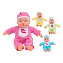 Bambola BIMBO Baby Nicky Soft con ciuccio 4 funzioni Assortito h. 30cm  42168