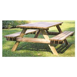 Tavolo picnic legno Naturale (180cm) 61013