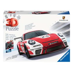 Ravensburger Puzzle 152 pz Porsche 911 GT3 Cup Red 8a+ (25,1x11,1x8cm) 3D 11558