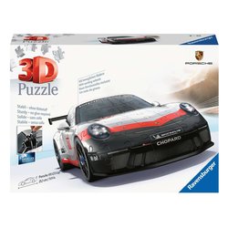 Ravensburger Puzzle 152 pz Porsche 911 GT3 Cup White 8a+ (25,1x11,1x8cm) 3D 11557
