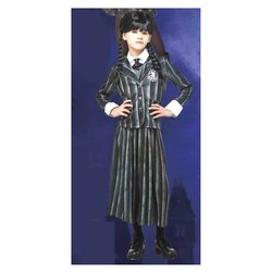 Costume carnevale MERCOLEDI' ADDAMS Rave'N Deluxe XL taglia 10-11 anni  100886