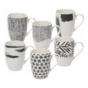 LIVELLARA - Tazza mug in porcellana nera Freshness