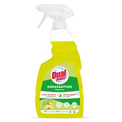 Dual Power Detergente cucina Sgrassatore limone flacone vapo 750 ml DS9102 S