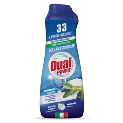 Dual Power Detersivo lavastoviglie Gel Bicarbonato & Salvia flacone 660 ml LV9156