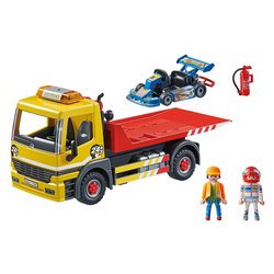 Playmobil Carro attrezzi con go kart ( 54 pz ) CITY LIFE 4-10a 71429