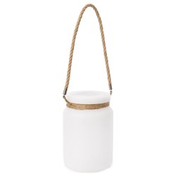 Bizzotto Lampada tavolo Rope Speaker Bianco (14x21cm) 0827438 1 luce - LED