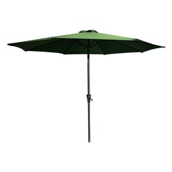 Amicasa Ombrellone metallo RIVIERA Grigio e Verde (2.7mt)