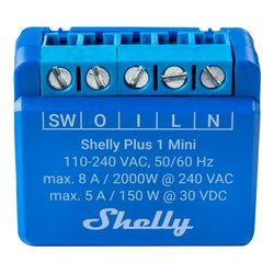 Shelly Plus 2PM interruttore Relè Wi-Fi a 2 canali, consente controllo di  luci e interruttori