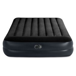 JLDN Letti gonfiabili con Pompa a Pedale, Letto Gonfiabile con Borsa di  Stoccaggio Materasso Matrimoniale Strato Floccato Elevated Airbed,Queen