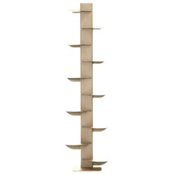 Porta piante colonna a terra 10 ripiani HYDRA (49x30x167 cm) Sabbia 01989
