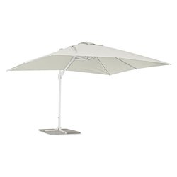 Ombrellone alluminio EDEN Bianco e Naturale (4x3mt) 0795674