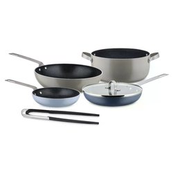 Set Pentole Alessi 9 Pezzi In Acciaio Inossidabile - Design Jasper Morrison, Per Tutti I Piani Cottura - Foto 8