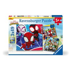 Ravensburger Puzzle 3x49 pz 5a+ (18x18cm) MARVEL SPIDEY 05730