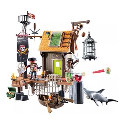 Playmobil Approdo dei pirati ( 165 pz ) PIRATES 4-10a 71792
