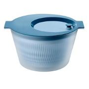 Centrifuga Per Insalate Stefanplast Tosca 2 In 1 - Con Coperchio, Ø26 Cm, Colore Tortora